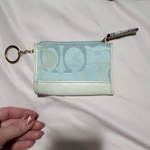 Coach key chain wallet